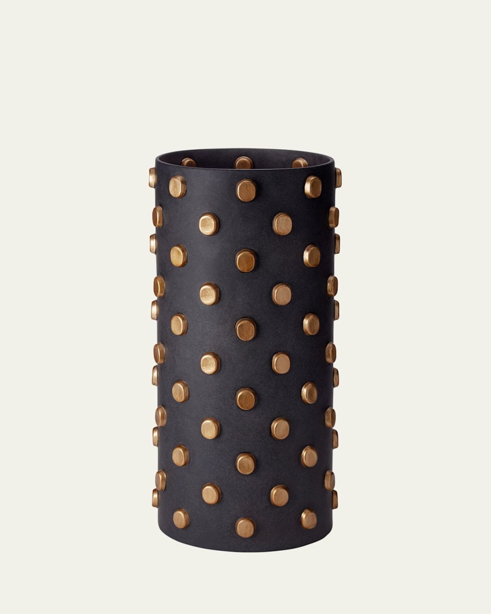 Teo Black & Gold Vase - X-Large